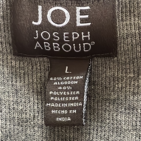Joe Joseph Abboud 1/4 zip gray sweater L - Picture 5 of 5